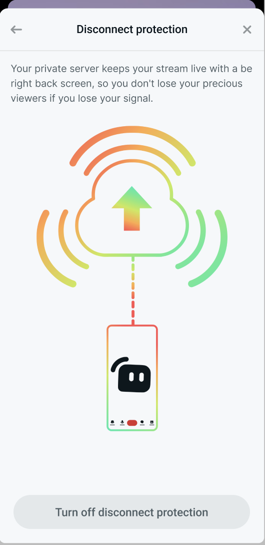 streamlabs mobile ios disconnect protection